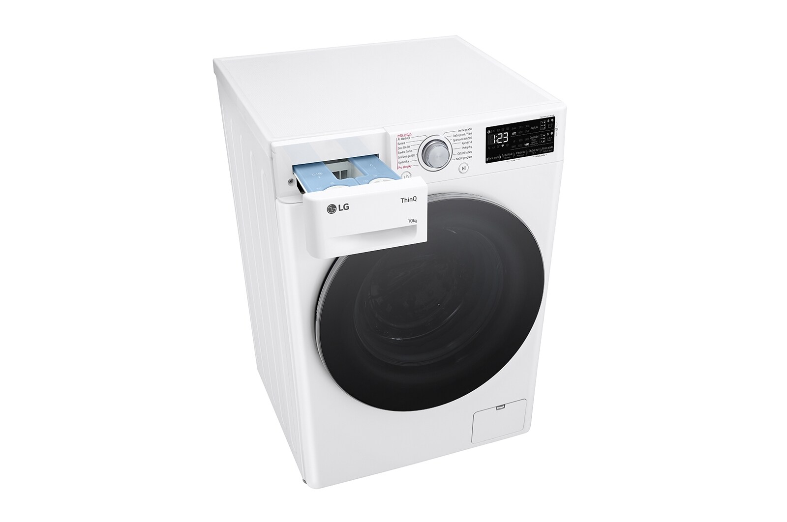 LG 10kg 1400 ot./min TurboWash™ Parní pračka, Bílá, FASR3A04WS