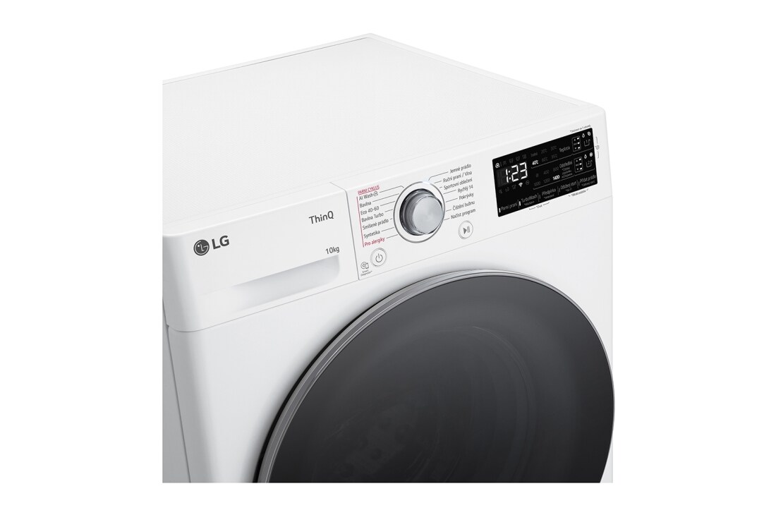 LG Parní pračka LG | 10 kg | A | 1400 ot./min | AI DD™ | TurboWash™|Bílá, FASR3A04WS