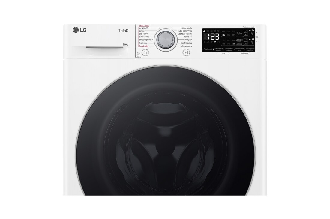 LG Parní pračka LG | 10 kg | A | 1400 ot./min | AI DD™ | TurboWash™|Bílá, FASR3A04WS