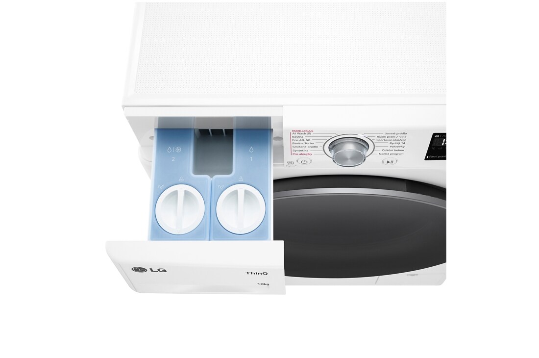 LG Parní pračka LG | 10 kg | A | 1400 ot./min | AI DD™ | TurboWash™|Bílá, FASR3A04WS