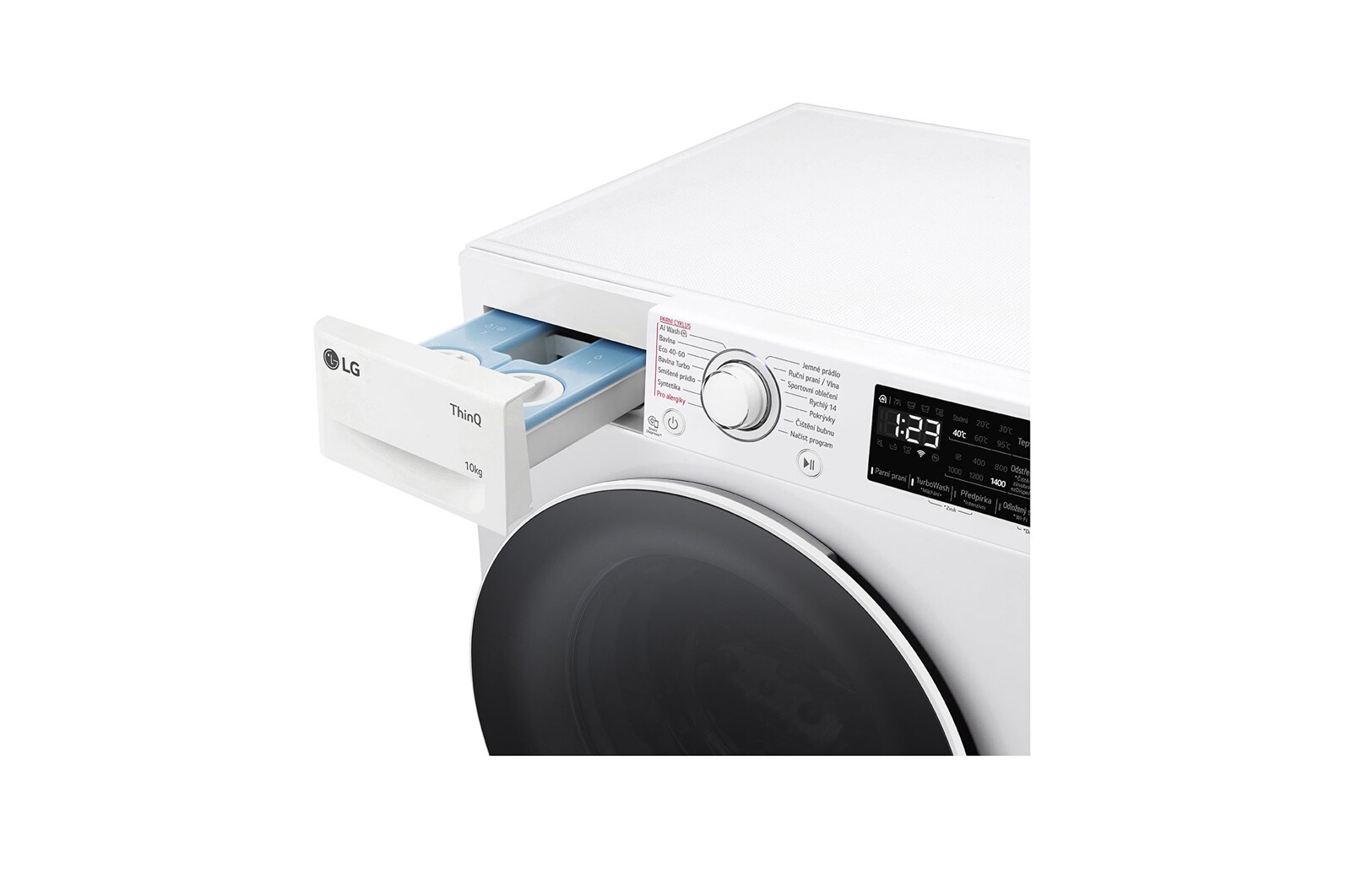 LG 10kg 1400 ot./min TurboWash™ Parní pračka, Bílá, FASR3A04WW