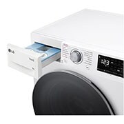 LG 9kg 1400 ot./min TurboWash™  Parní pračka, Bílá, FASR3A94WS