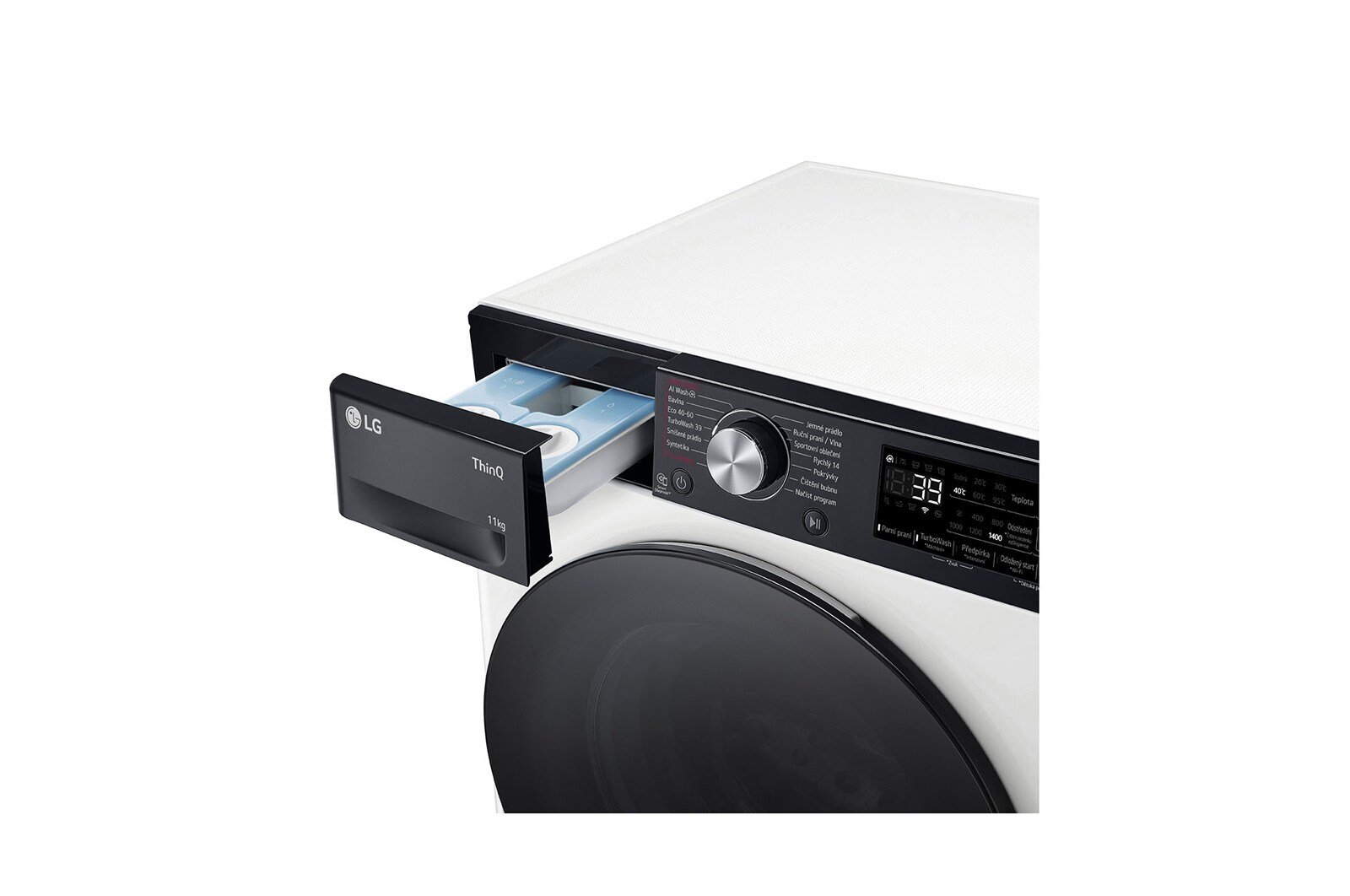 LG Parní pračka LG | 11 kg | A | 1400 ot./min | Direct Drive™ | AI DD™ |Bílá, FASR7A14WG