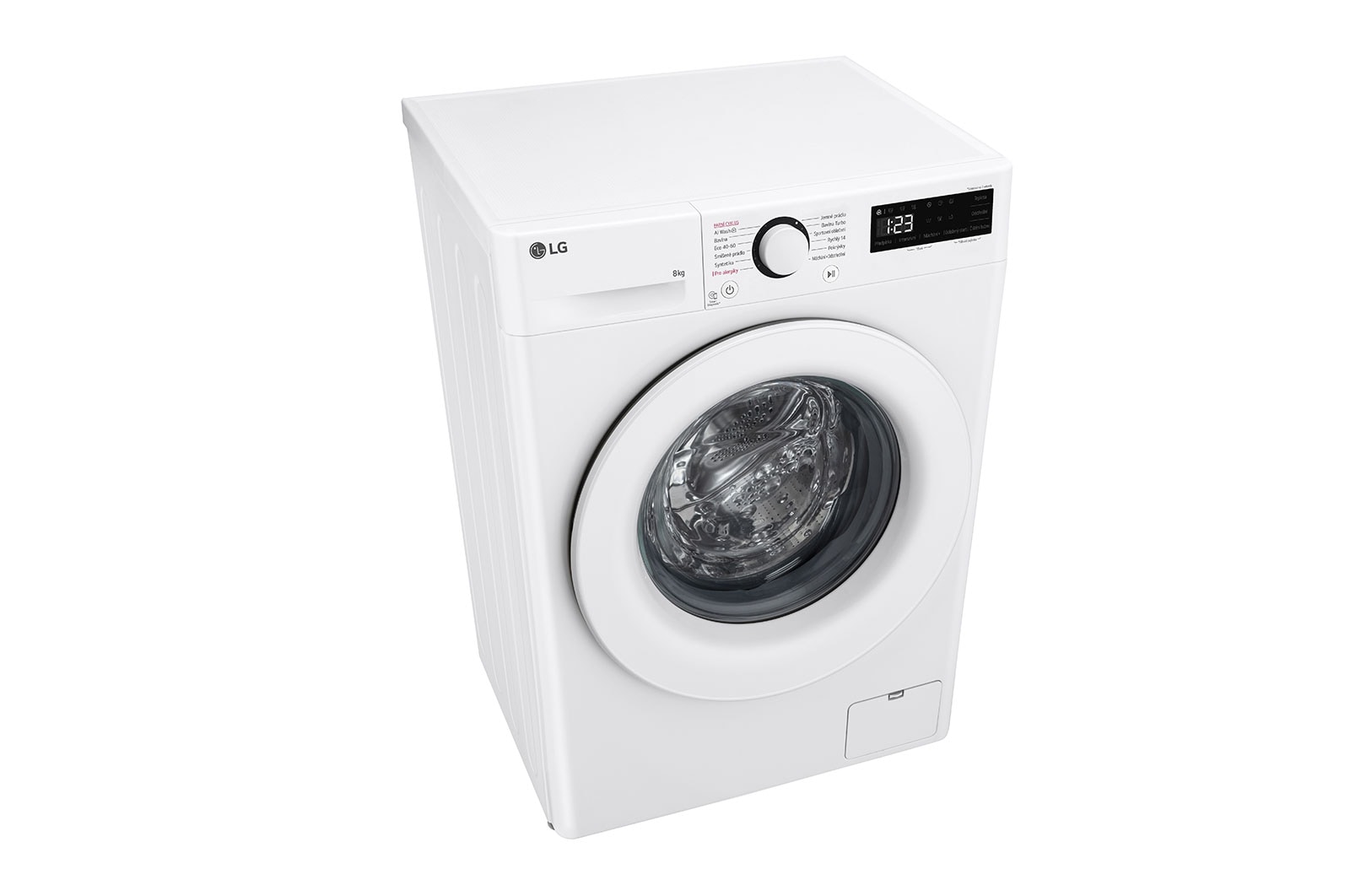 LG Parní pračka LG | 8 kg | 1200 ot./min | Direct Drive™ | Bílá, FLR5A82WH