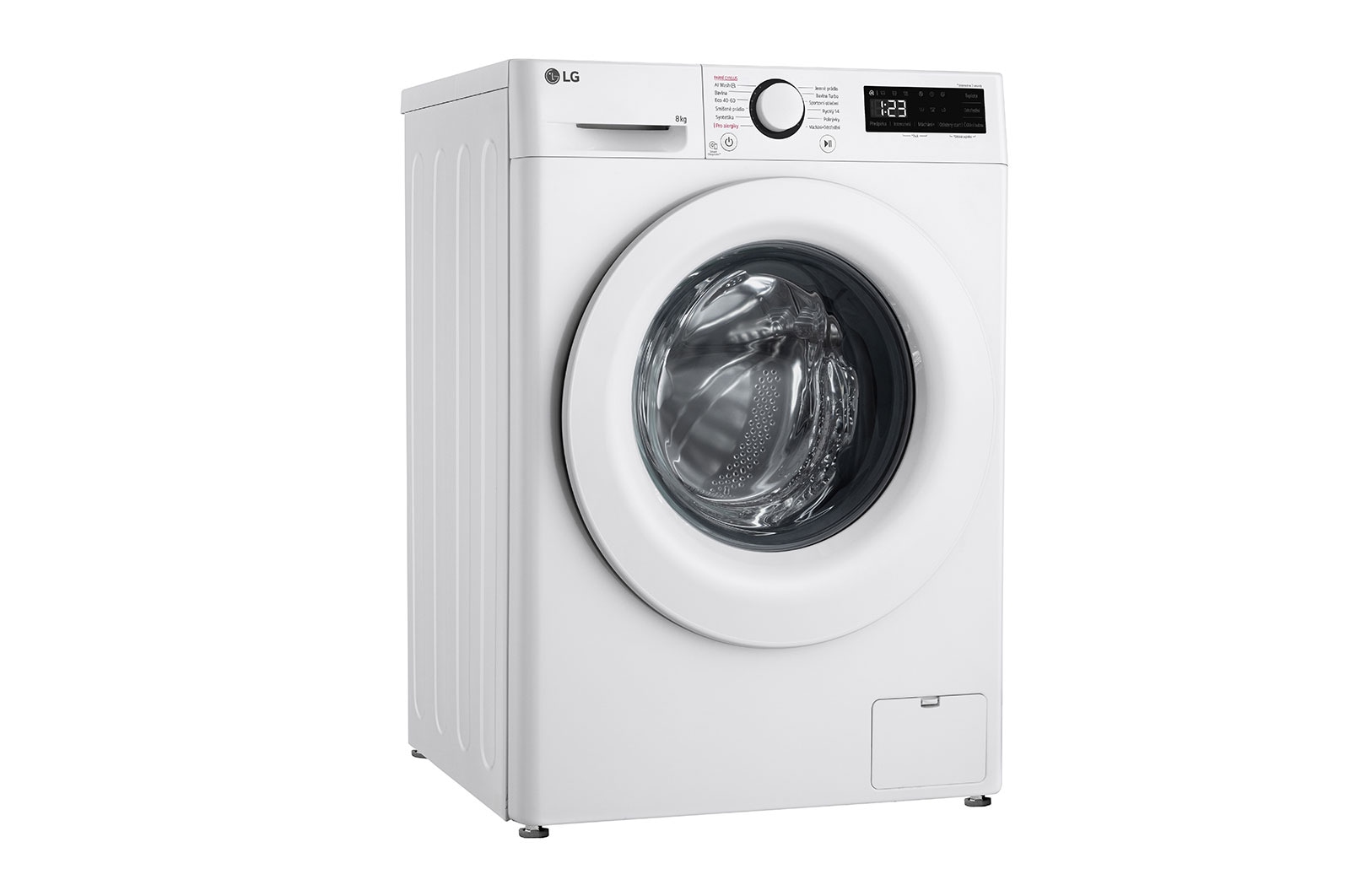 LG Parní pračka LG | 8 kg | 1200 ot./min | Direct Drive™ | Bílá, FLR5A82WH