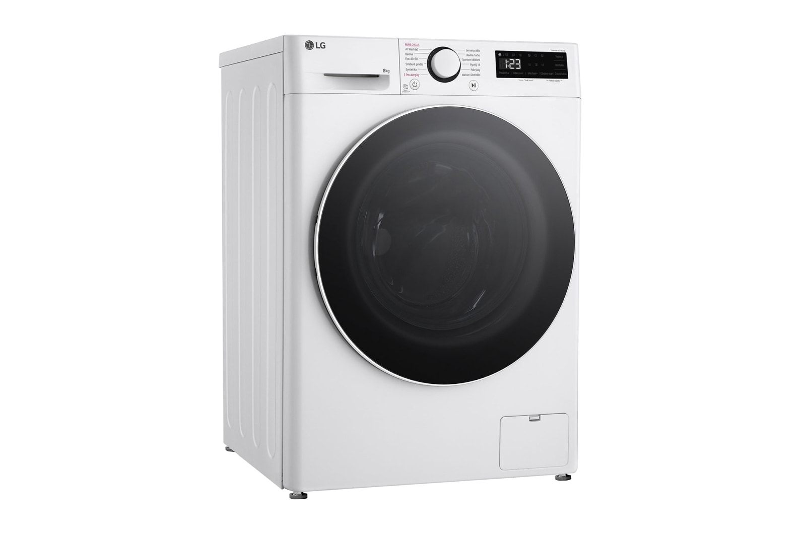 LG Slim parní pračka LG | 8 kg | 1200 ot./min | Direct Drive™ | Bílá, FLR5A82WW