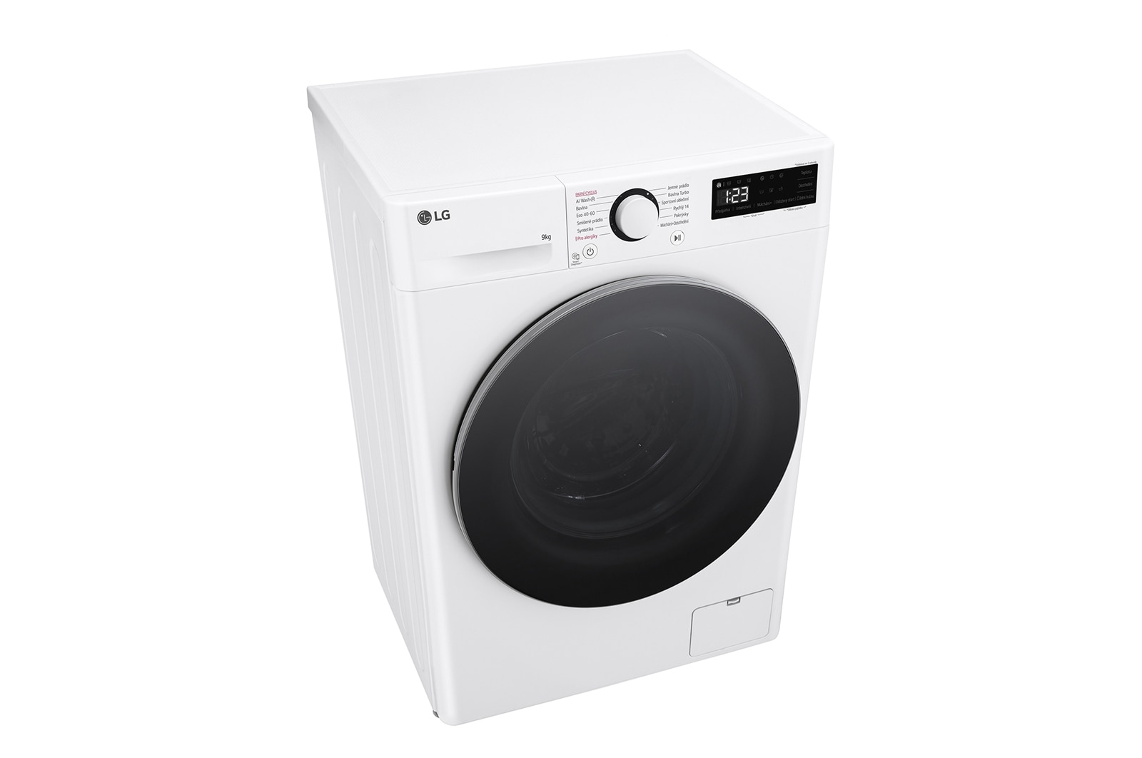 LG Slim parní pračka LG | 9 kg | 1200 ot./min | Direct Drive™ | Bílá, FLR5A92WS