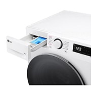 LG Slim parní pračka LG | 9 kg | 1200 ot./min | Direct Drive™ | Bílá, FLR5A92WS