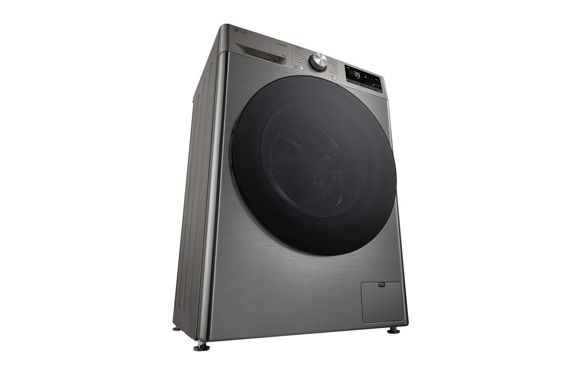 LG Slim parní pračka LG | 8 kg | A | 1200 ot./min | TurboWash™360° |Stříbrná, FLR7A82PG