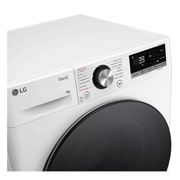 LG Slim parní pračka LG | 8 kg | A | 1200 ot./min | Direct Drive™ | AI DD™ |Bílá, FLR7A82WG