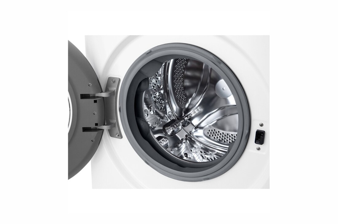 LG Parní pračka LG | 10 kg | A | 1400 ot./min | Direct Drive™ |Bílá, FSR5A04WL