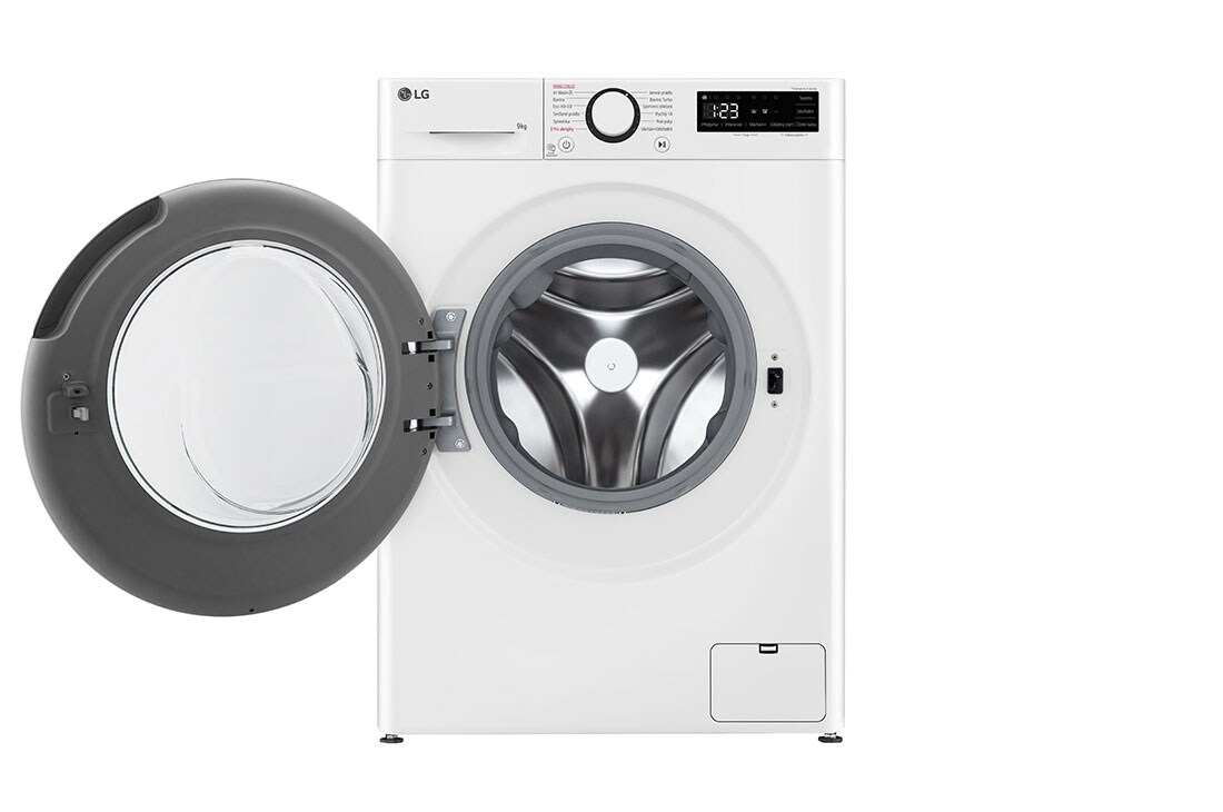 LG Parní pračka LG | 9 kg | A | 1400 ot./min | Direct Drive™ | AI DD™|Bílá, FSR5A94WH