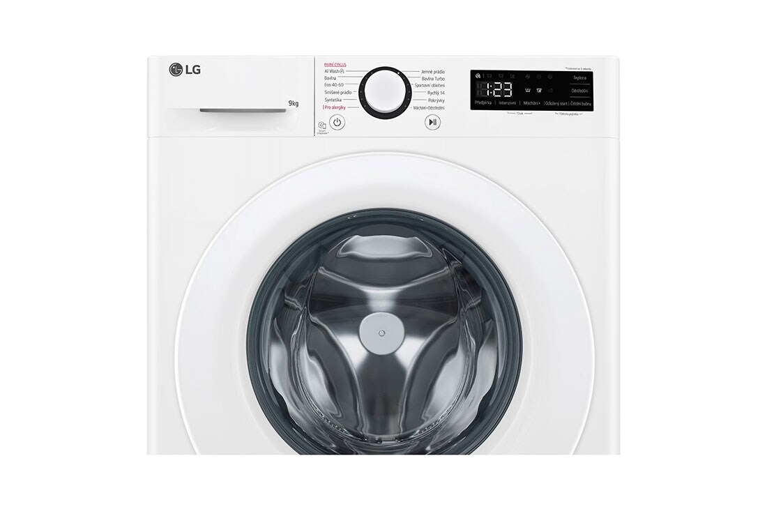 LG Parní pračka LG | 9 kg | A | 1400 ot./min | Direct Drive™ | AI DD™|Bílá, FSR5A94WH