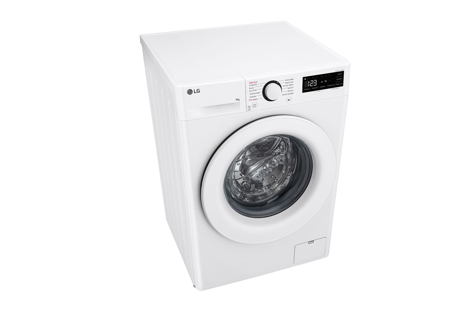 LG 9kg 1400 ot./min Direct Drive™ AI DD™ Parní pračka, Bílá, FSR5A94WH