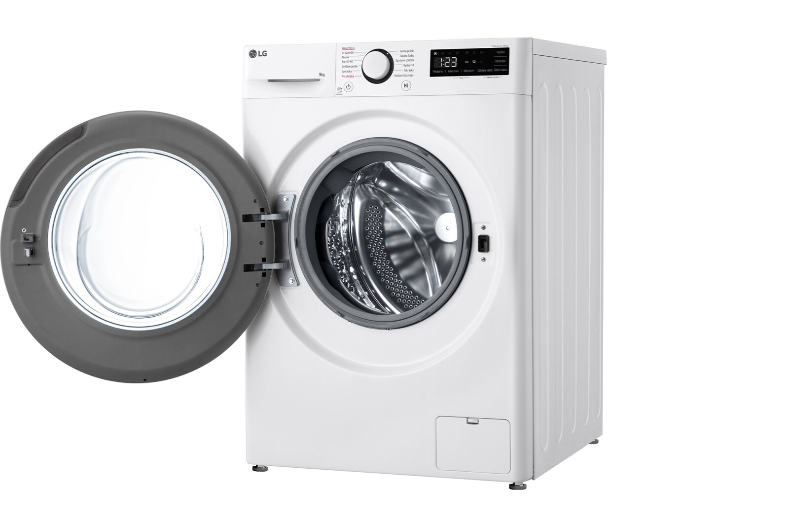 LG 9kg 1400 ot./min Direct Drive™ AI DD™ Parní pračka, Bílá, FSR5A94WL