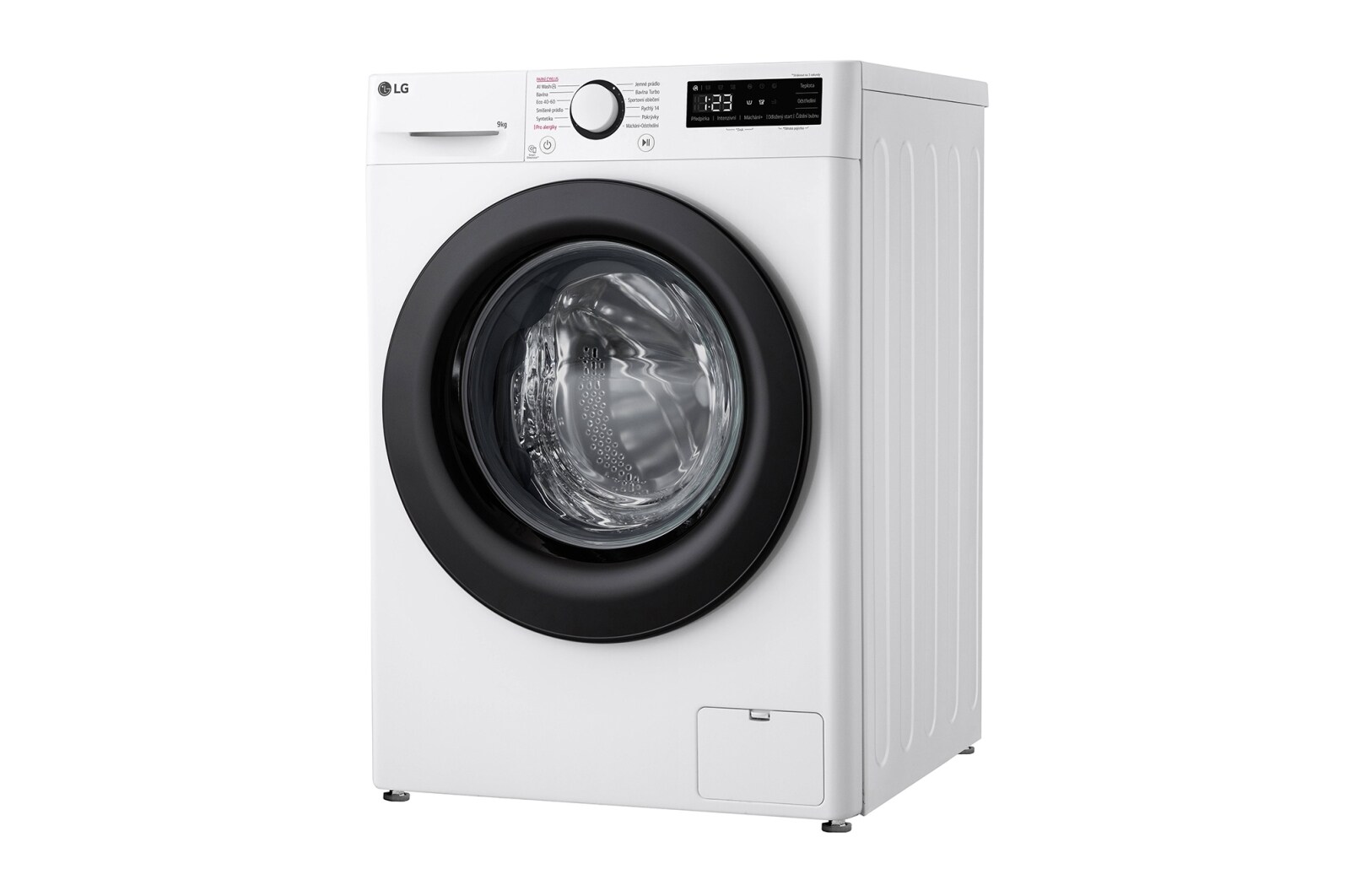 LG 9kg 1400 ot./min Direct Drive™ AI DD™ Parní pračka, Bílá, FSR5A94WL