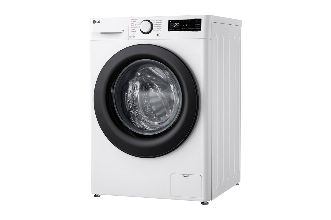 LG Parní pračka LG | 9 kg | A | 1400 ot./min | Direct Drive™ | AI DD™|Bílá, FSR5A94WL