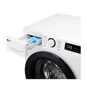 LG 9kg 1400 ot./min Direct Drive™ AI DD™ Parní pračka, Bílá, FSR5A94WL