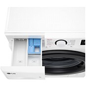 LG 9kg 1400 ot./min Direct Drive™ AI DD™ Parní pračka, Bílá, FSR5A94WL