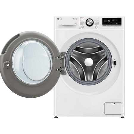 LG Parní pračka LG | 10 kg | A | 1400 ot./min | Direct Drive™ | AI DD™ |Bílá, FSR7A04WC