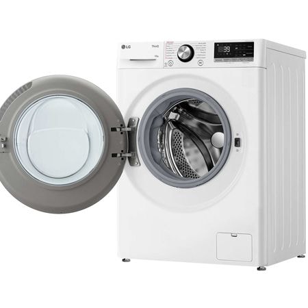 LG Parní pračka LG | 10 kg | A | 1400 ot./min | Direct Drive™ | AI DD™ |Bílá, FSR7A04WC