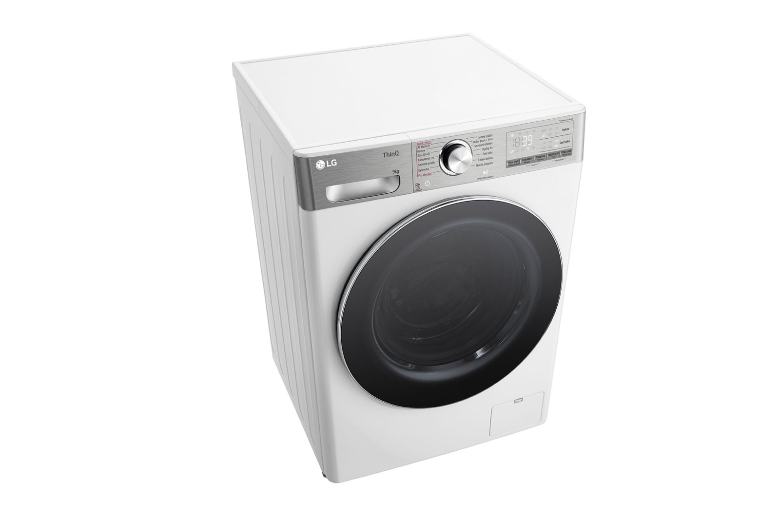 LG 9 kg parní pračka LG | A | 1400 ot./min | Direct Drive™ | AI DD™ | TurboWash™360°, FSR9A94WC