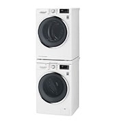 LG BALÍČEK PRANÍ | Pračka F48V5TW1W + Sušička RC81V9AV4Q + Výsuvný mezikus, LAUNDW17