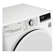 LG 8 kg sušička, A++ (v rozsahu A++ až D), 14 programů, 13 přídavných možností, 3 možnosti sušení, ThinQ™ + WiFi připojení, RC81V5AV0Q