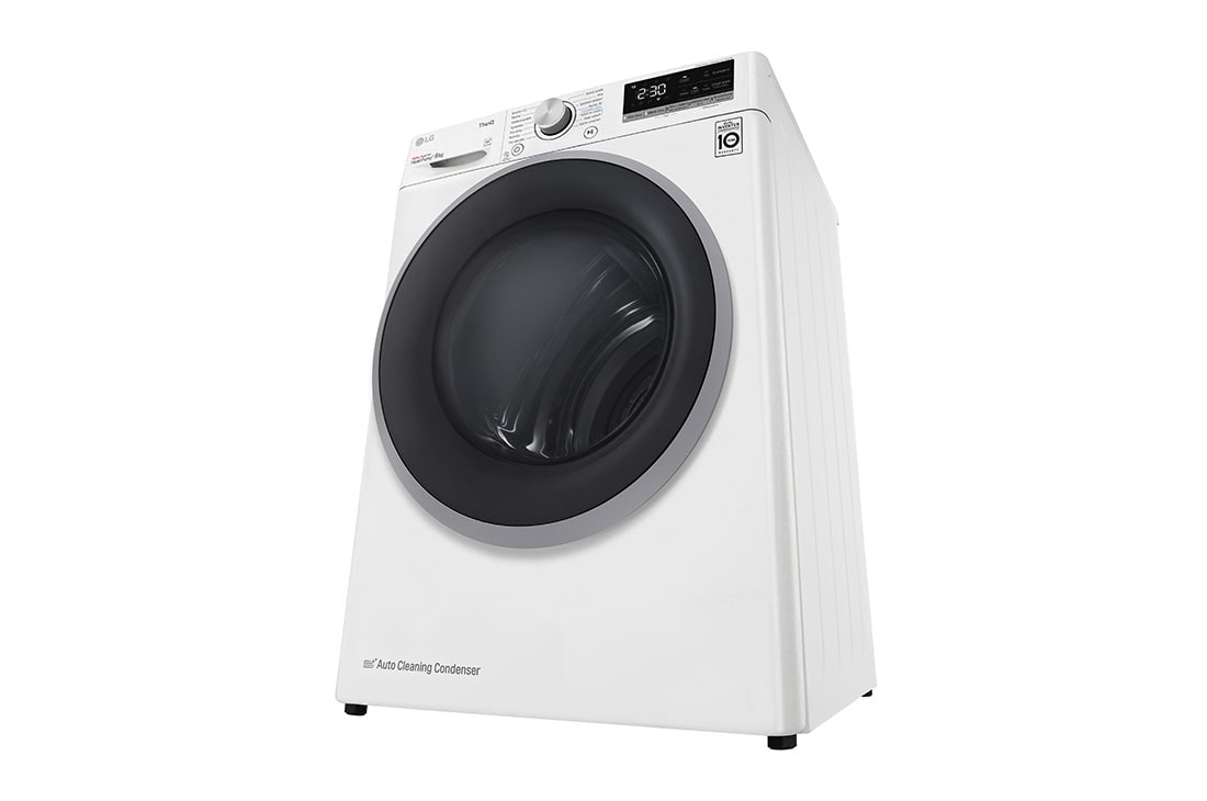 LG Sušička LG | 8 kg | DUAL Inverter Heat Pump™|ThinQ™|Bílá, RC81V5AV7N