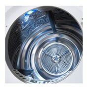 LG 8 kg hybridní sušička s tepelným čerpadlem, A+++ (v rozsahu A+++ až D), invertorový motor, Eco Hybrid™ - hybridní sušení, automatické čištění kondenzátoru, ThinQ™ + WiFi, Program Pro alergiky, RC81V9AV3Q