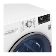 LG 8 kg sušička, A+++ (v rozsahu A+++ až D), 14 programů, 13 přídavných možností, 3 možnosti sušení, ThinQ™ + WiFi připojení, RC82EU2AV3Q