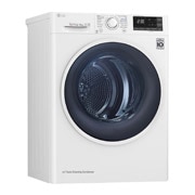 LG 8 kg sušička, A+++ (v rozsahu A+++ až D), 14 programů, 13 přídavných možností, 3 možnosti sušení, ThinQ™ + WiFi připojení, RC82EU2AV4Q