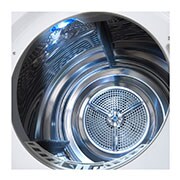 LG 9 kg hybridní sušička s tepelným čerpadlem, A+++ (v rozsahu A+++ až D), invertorový motor, Eco Hybrid™ - hybridní sušení, automatické čištění kondenzátoru, ThinQ™ + WiFi, Program Pro alergiky, RC91V9AV2W