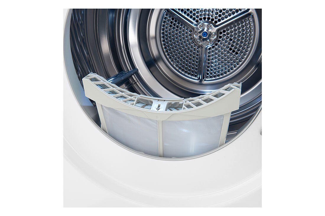 LG Sušička LG | 9 kg | DUAL Inverter Heat Pump™ |ThinQ™|Bílá, RC91V9AV4N