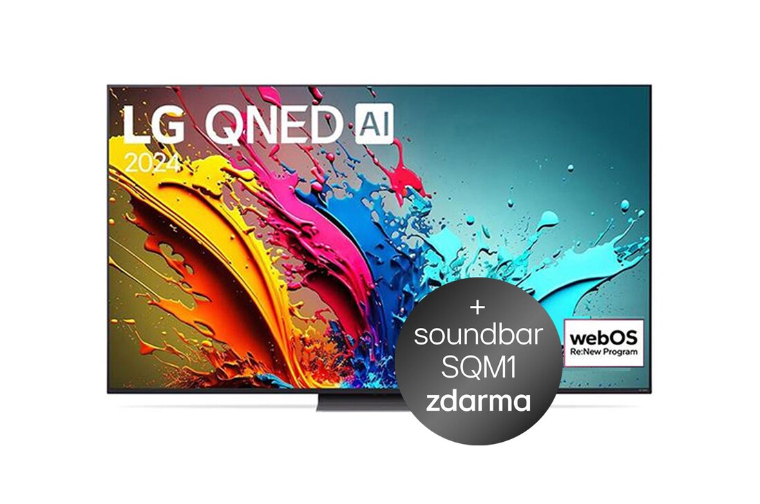 LG 50"|LG QNED AI| QNED86| 4K Smart TV| webOS24, 50QNED86T6A