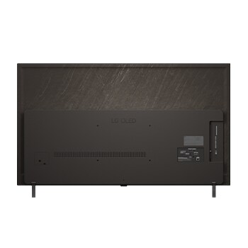 Zadní pohled na LG OLED AI B5 4K Smart TV.