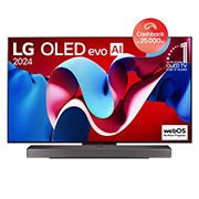 LG 55"|LG OLED evo AI|C4 4K Smart TV| OLED55C4, OLED55C44LA