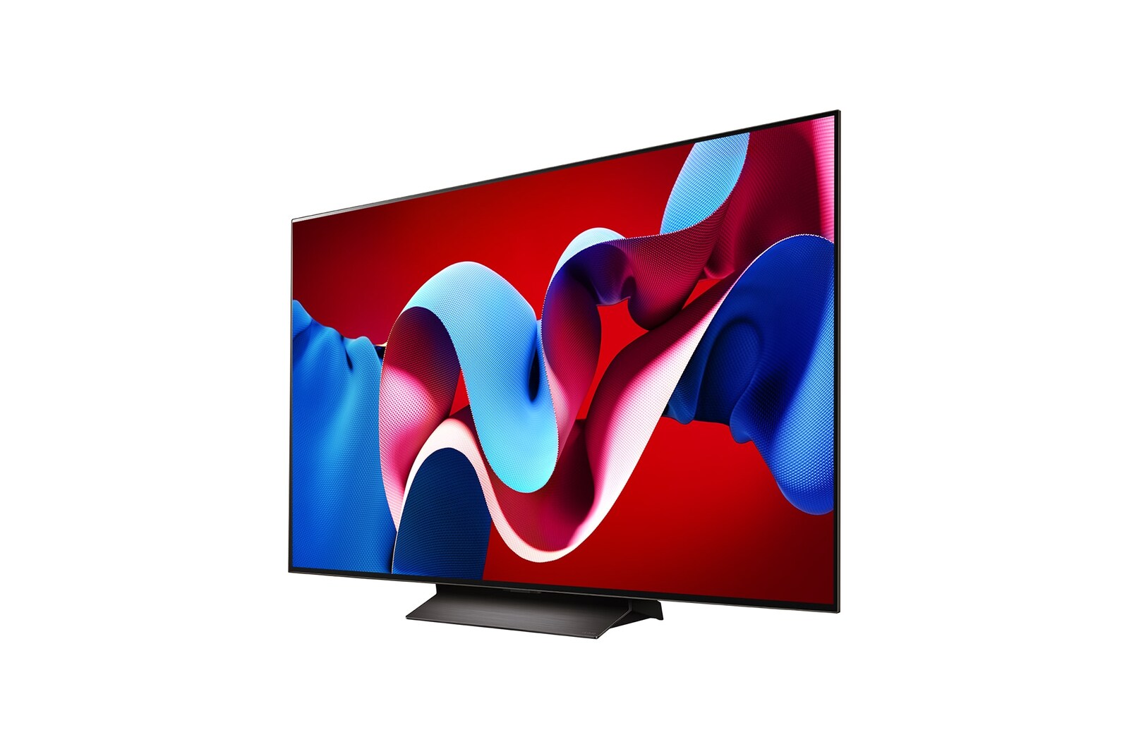 Pohled na levou stranu LG OLED evo TV, OLED C4