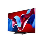 Pohled na levou stranu LG OLED evo TV, OLED C4