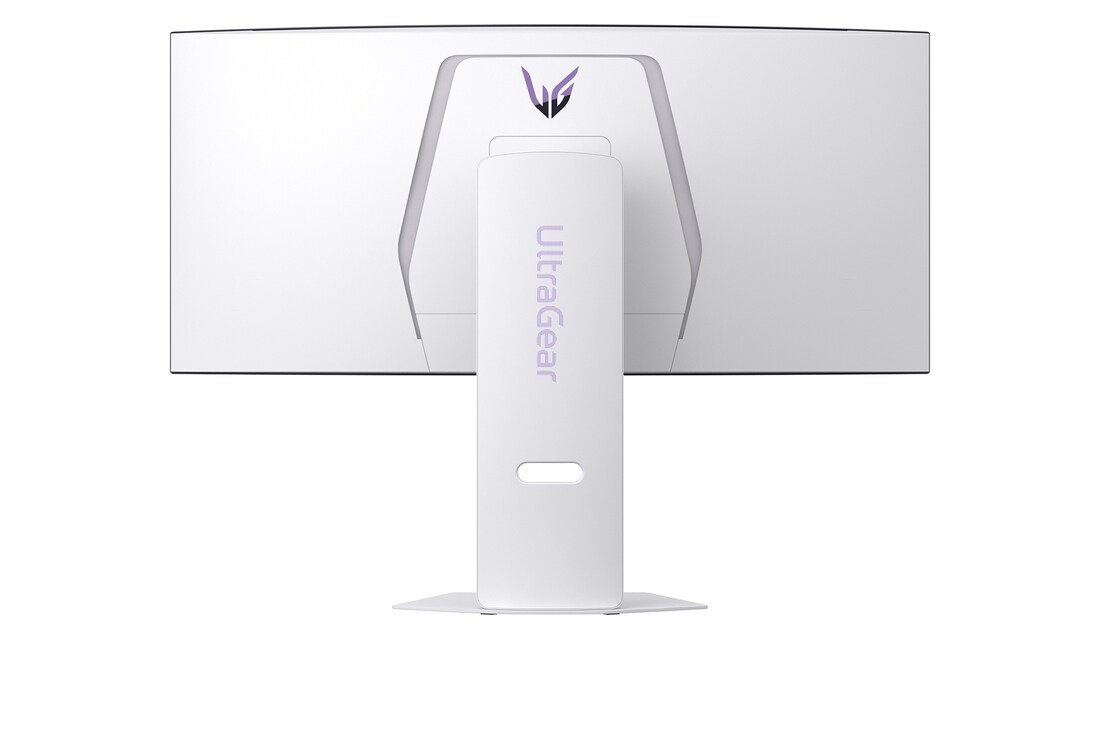 boční pohled na nakloněný monitor