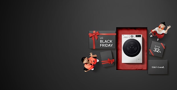 LG parní pračka v Black Friday