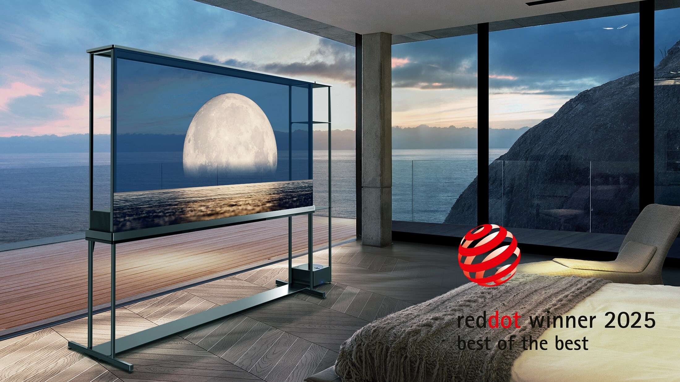 Red Dot Design Award 2025 pro společnost LG za designové inovace 