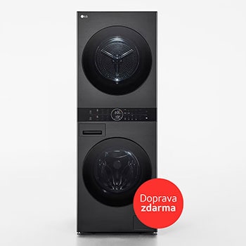 LG 12/10 kg LG WashTower|1400 ot./min | Direct Drive | AI DD | TurboWash360°, Front Light On View, WT1210BBF