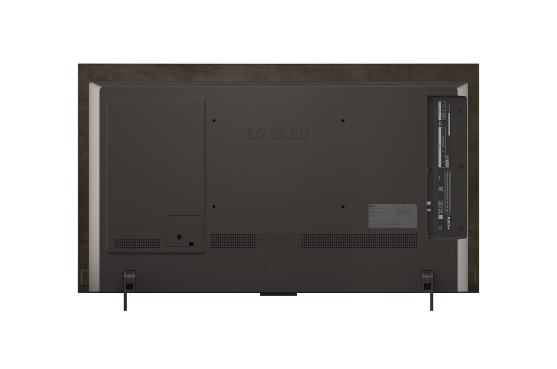 Rückansicht des LG OLED evo AI C5 4K Smart TV.