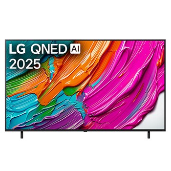 Frontansicht des 75 Zoll LG QNED AI QNED80 4K Smart TV 75QNED8EA6B