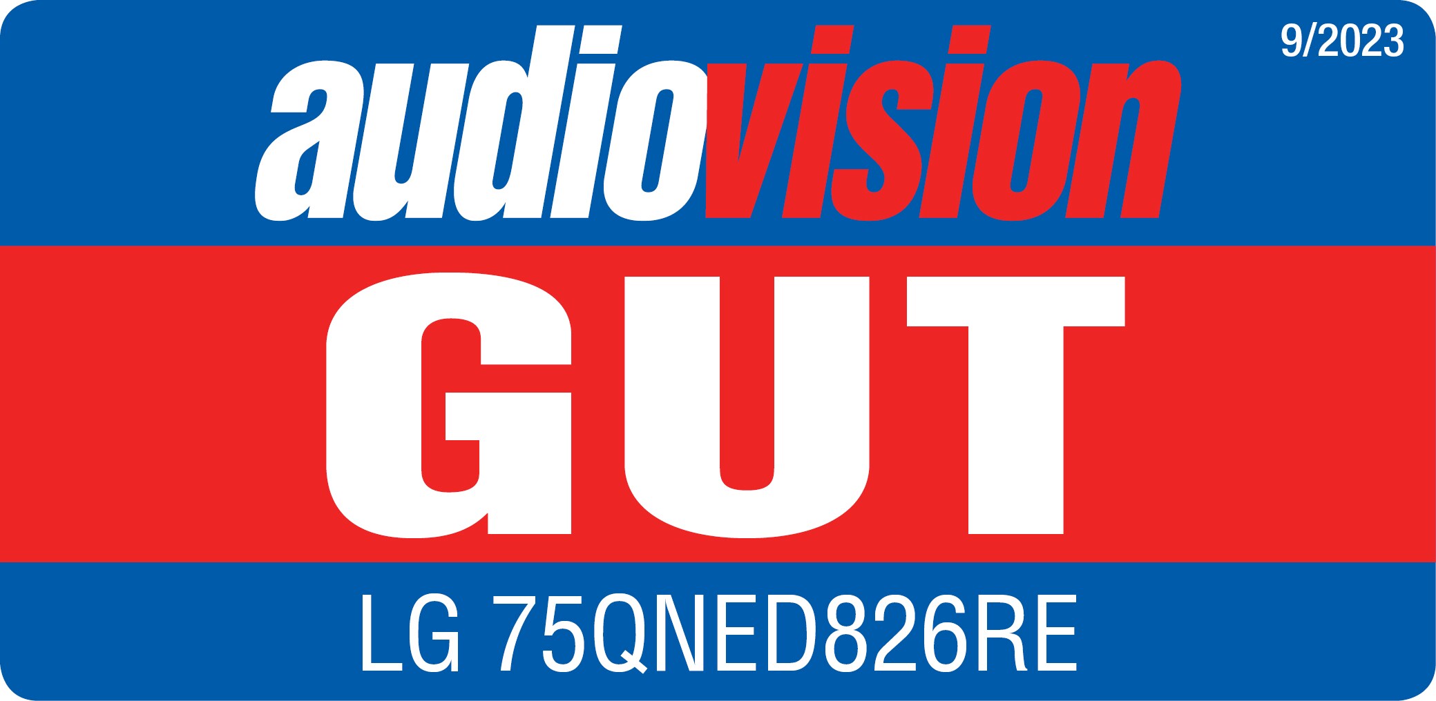 Audiovision Testsiegel 75QNED826RE