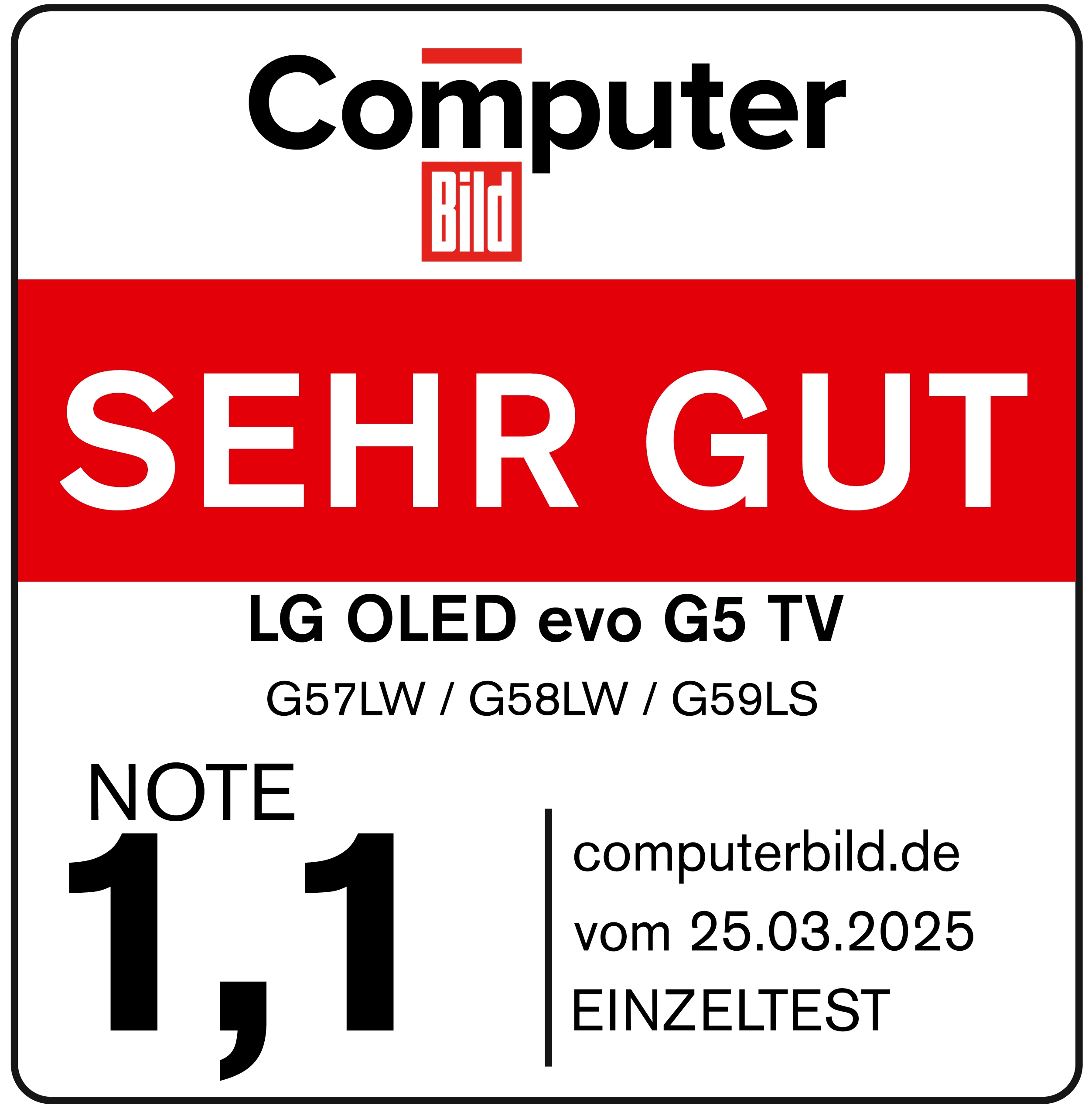 ComputerBILD OLED evo G5