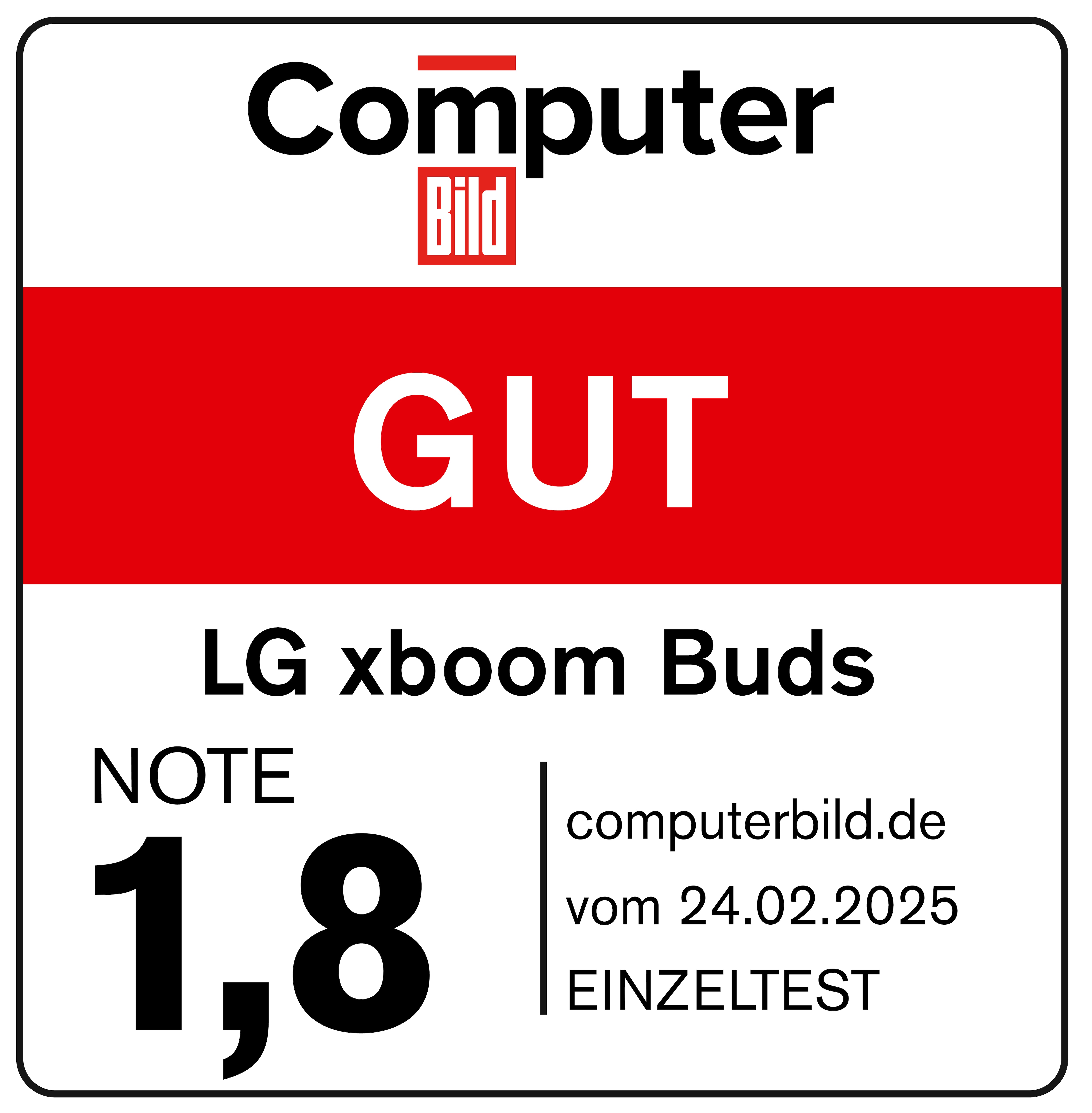 Computer BILD xboom Buds