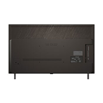 Rückansicht des LG OLED AI B5 4K Smart TV.
