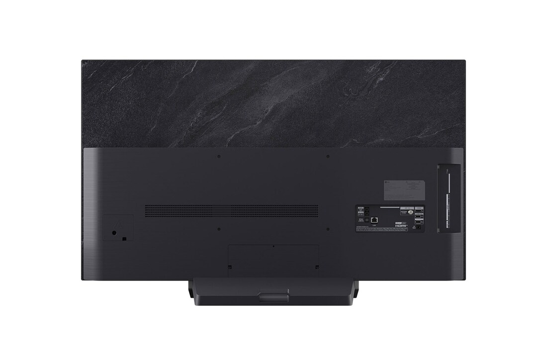 Rückansicht des LG OLED evo AI C5 4K Smart TV.